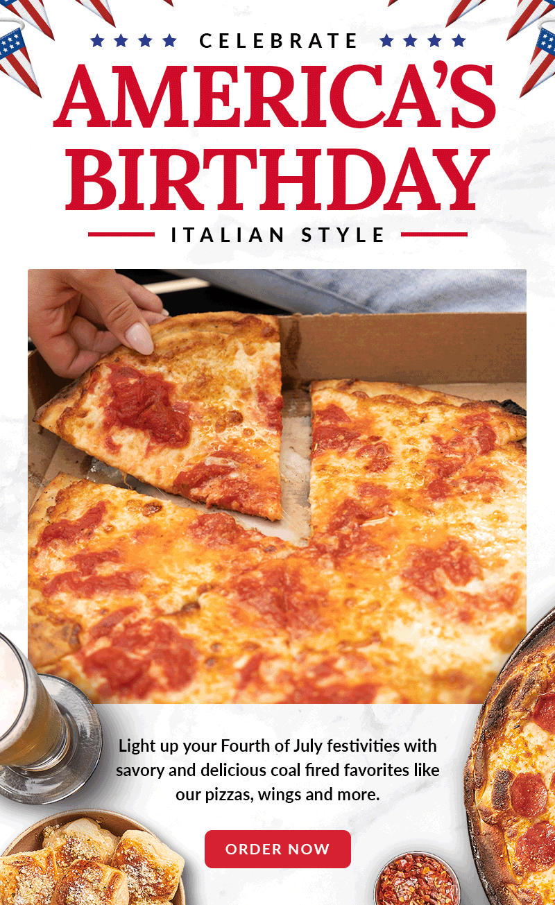 Celebrate the 4th with Coal FIRE🎆🍕 Anthony's Coal Fired Pizza